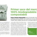 Primer saco del mercado 100% biodegradable y compostable